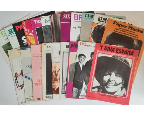 Music Sheet Collection. Evergreen, Hello Dolly! Turn your radio on, Everything is beautiful, Reach out for me and many more. 