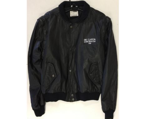 ERIC CLAPTON. An Eric Clapton 'Journeyman' jacket from 1992, size L. This item was donated by Alan Clark of Dire Straits, who