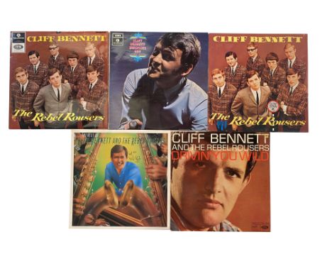 CLIFF BENNETT / REBEL ROUSERS. Five from Cliff to include: Cliff Bennett - The Rebel Rousers (UK mono 1st, Parlophone black a