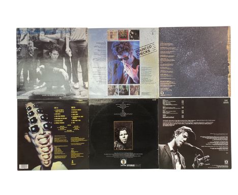 TOM WAITS. 9 from Tom. Titles: Blue Valentine (no sleeve, demo sticker to label, 6E 162, Ex+), The Heart Of Saturday Night (n