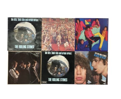 ROLLING STONES UK LP COLLECTION. Large collection of 35 mainly UK (some European) and mostly original press LPs (some 12") fr