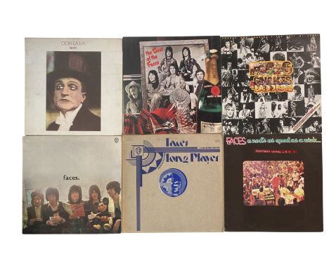 ROD STEWART AND FACES. 21 LPS and 13 x 12" from Rod and Faces. Titles from: Faces (K46053), Ooh La La (K56011, die cut sleeve