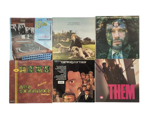 VAN MORRISON AND THEM. 28 LPs and 3 x 12", UK and some US. To include: Them Feat Van Morrison.. (DPA 3001/2), Rock Roots (ROO