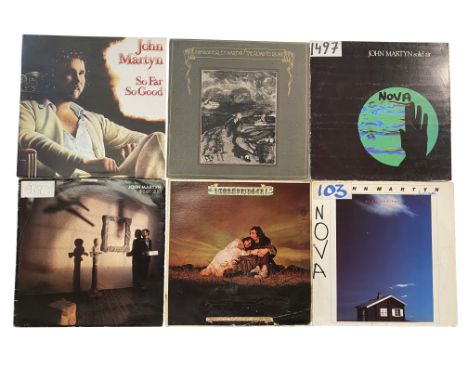 JOHN MARTYN. 12 LPs from the master, chiefly later pressings. To include: London Conversation (UK, RE, mono, ILP-952, blue Is