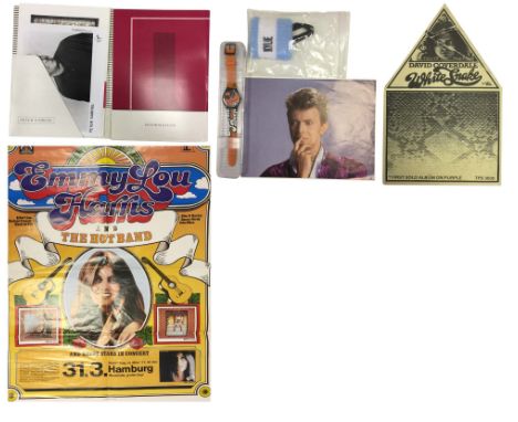 POP MEMORABILIA. Pop memorabilia/ephemera to include: Swatch 'Superstar DJ' watch in original box, Kylie sweatband and bracel
