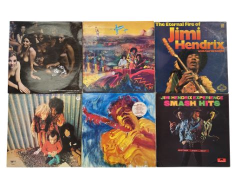 JIMI HENDRIX. Collection of 33 LPs/comps and 3 x 12". To include US, German and UK issues. Titles from: Band of Gypsys (UK, T