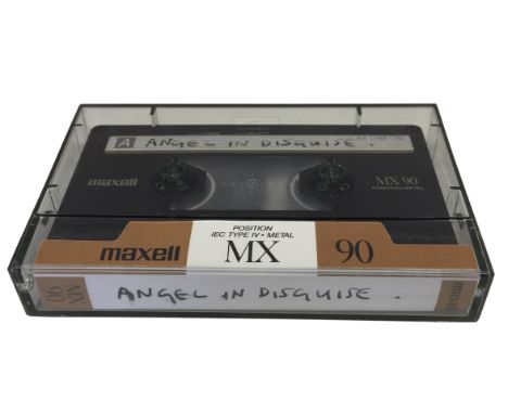 RARE PAUL MCCARTNEY &amp; RINGO STARR ANGEL IN DISGUISE DEMO. A cassette tape containing an unreleased and unheard recording 