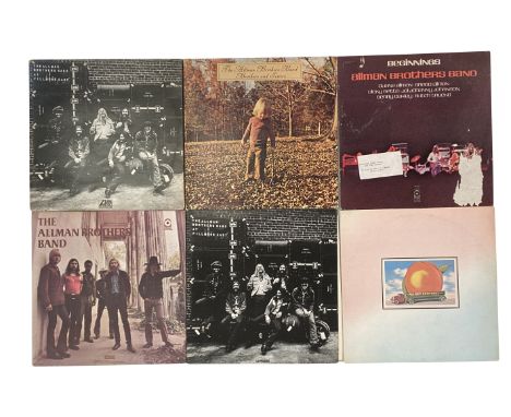 THE ALLMAN BROTHERS BAND. Smart collection of titles from the Floridians. 14 LPs and one maxi 12" here with titles to include