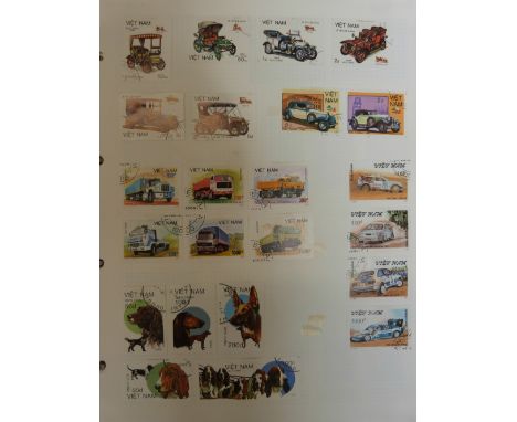 Sixteen stamp albums. This collection was begun in the early 20th century comprising 16 albums of British and World stamps in