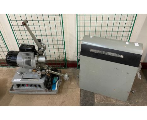 A vintage Debrie Cinetechnic D16 film projector 