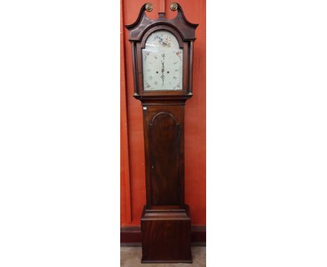 A George III mahogany 8-day longcase clock 