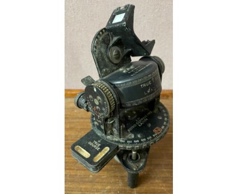 A WWII RAF Issue astro compass 6A/1174, boxed