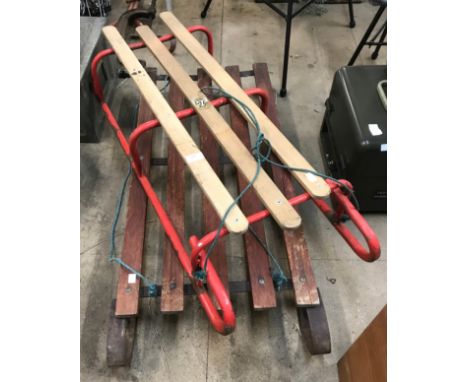 Two vintage sledges 