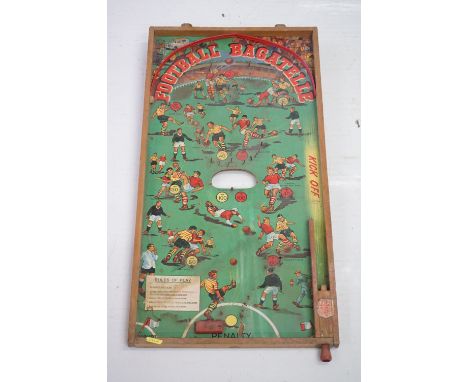 Vintage football bagatelle game 