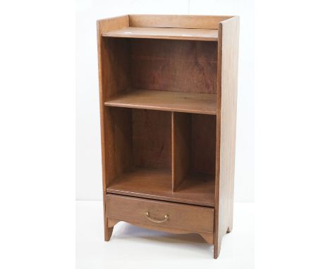 Camphorwood book case with drawer beneath, 54cm wide x 102cm wide 