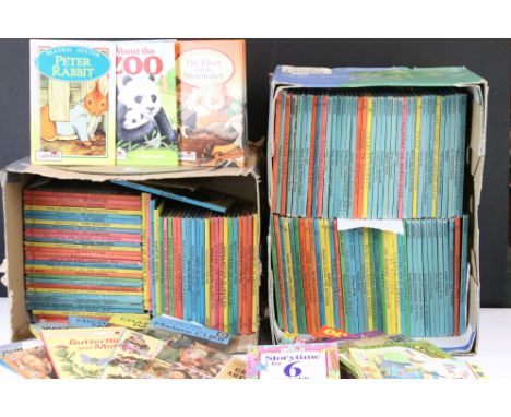 Collection of over 145 Ladybird childrens books, mostly vintage non-fiction examples, featuring Captain Scott, Alexander the 