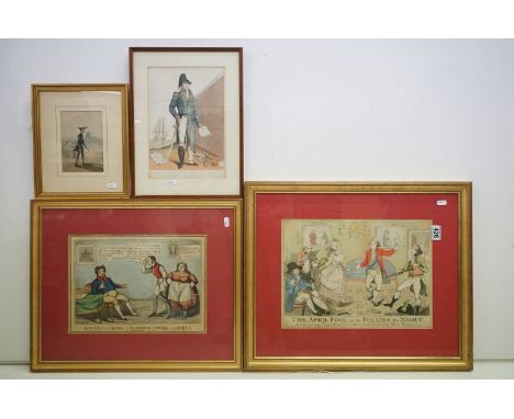 Thomas Rowlandson (1756 - 1827), portrait of Sir Thomas Slingsby, Cleric, Vatican City in the background, watercolour, signed