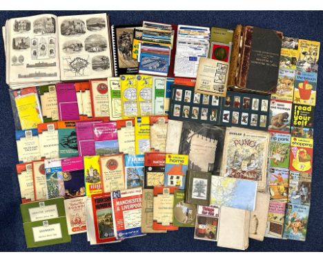 Collection Of Ephemera, To Include Wills Cigarette Card Album, Cigar Band Album, Blackpool Entertainments 1920 Limited Regist