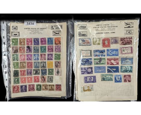 Stamp Interest - A collection of early rare USA Presidents stamps, dates range from the late 1800s to the early 1900s, and a 