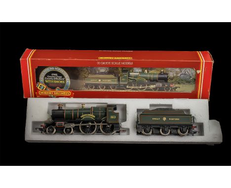 Hornby Railways 00 Gauge Scale Model R 392, GWR County Class Locomotive Tender 'County of Bedford' with smoke, plus original 