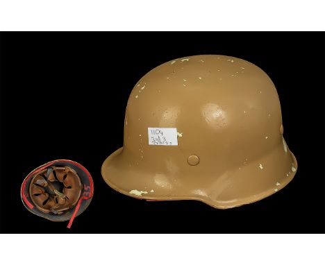 A Collection of Military Items Including 3 World War 1 Medals, 5 World Wart II Medals, Other Assorted Medals, Cap badges (fel