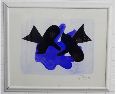 G. Braque  Large framed coloured print, 110 x 90cm