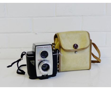 A vintage Kodak Brownie Reflex 20 camera 