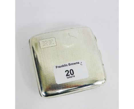 One early 20th century Birmingham silver cigarette case