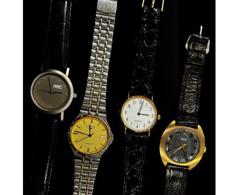 Seven wristwatches to include three Rotary examples (Classic, Avenger and Quartz) together with others by Accurist, Smiths, e