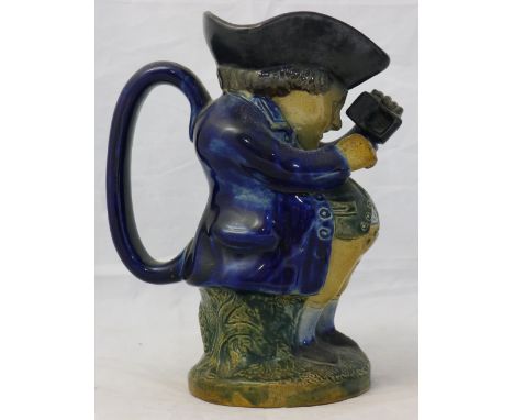 A 19th century stoneware Toby jug, The Empty Snuff Box