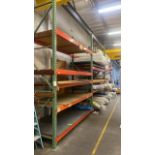(3) sections pallet racking