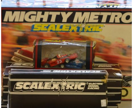 Scalextric - Mighty Metro C.880 racing set, C.377 Tyler Autos formula 2 racing car;  another Graves Engineering, track etc qt
