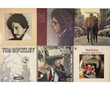 FOLK ROCK - LP COLLECTION. A smashing collection of around 16 folky LPs. Artists/ titles include Bob Dylan inc The Freewheeli