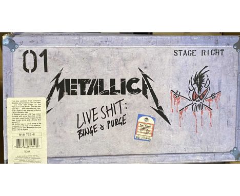CLASSIC ROCK &amp; POP - CD COLLECTION (WITH METALLICA BOX SET). Collection of around 65 x  CDs to include the limited editio