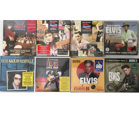 ELVIS PRESLEY - CD / DVD BOX SET COLLECTION. A  collection of 8 x box sets by the King. Titles are Tupelo's Own Elvis Presley