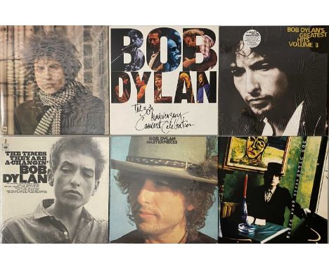 BOB DYLAN - LP / 7" ARCHIVE. A collection of 39 x LPs and 12 x 7". Titles include Greatest Hits Volume 3 (099747780516, Ex+/ 