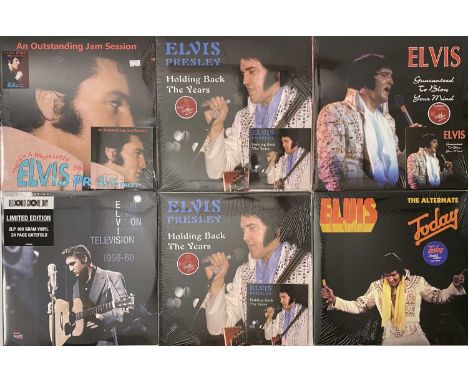 ELVIS PRESLEY LP/ CDs (NEW &amp; SEALED). A fine selection of 9 LPs by Elvis Presley, each new &amp; sealed LP includes a CD,