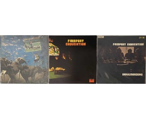 FAIRPORT CONVENTION - LP RARITIES. Lovely bundle of 3 x LP rarities from Fairport. Titles are Fairport Convention (stock Cana