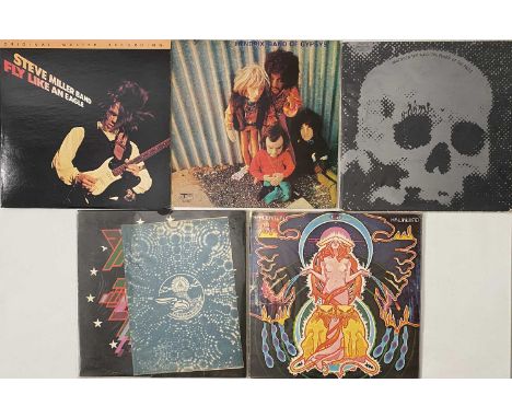 ROCK - LP RARITIES PACK. A selection of 5 rock LP rarities. Artists/ titles include Writing On The Wall - The Power Of The Pi