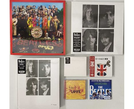 THE BEATLES - CD/ BOX SETS/ LP - COLLECTION (NEW &amp; SEALED). A mixed-format collection of 10 CD/ LP/ box sets by The Beatl