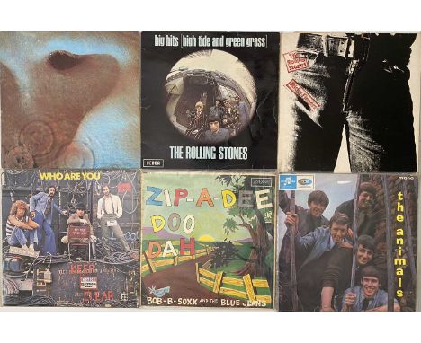 ROCK / POP - LP COLLECTION. A collection of approx 76 x LPs. Artists/ Titles include The Rolling Stones inc Sticky Fingers (C