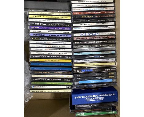 CD COLLECTION (PLUS CASSETTES) INCLUDING BOB DYLAN RELEASES. Cool collection of around 140 x CDs. To include a number of rele