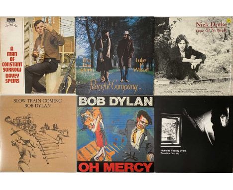 FOLK - LP COLLECTION. A collection of around 65 x LPs. Artists/ Titles include Nick Drake - Time Of No Reply, Nicholas Rodney