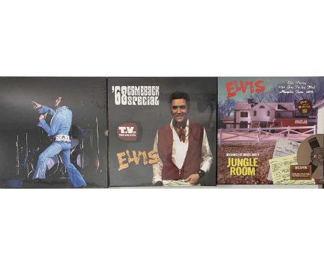 ELVIS PRESLEY - LP/ CD BOX SETS (NEW &amp; SEALED). A fine selection of 3 new &amp; sealed LP/ CD box sets by Elvis Presley. 