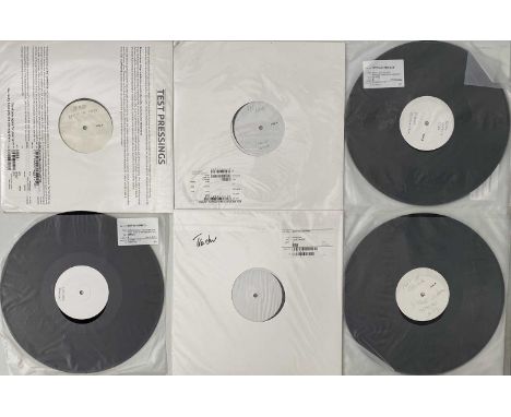 STACK WADDY/ KEVIN COYNE/ TRACTOR/ THE DOORS - LP WHITE LABEL TEST PRESSINGS. A quality pack of 6 LP white label test pressin