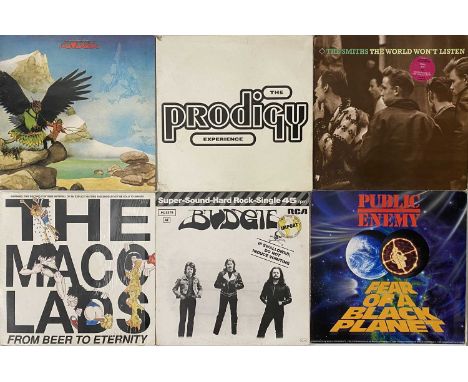 ROCK/ POP/ METAL - LPs / 12" / 7". A collection of around 32 x LPs/ 12" and 19 x 7". Artists/ Titles include The Smiths - The
