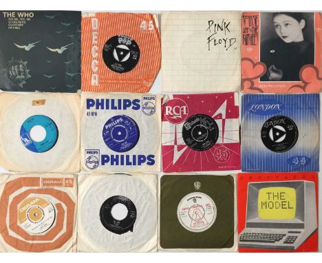 60s / ARTISTS - 7" COLLECTION. A collection of around 300 x 7". Artists include The Who, Maggi Woodward, Pink Floyd, Siouxsie