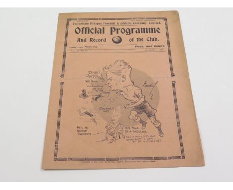 Tottenham v Bradford P.A. F/L Div II, played 19/10/1935