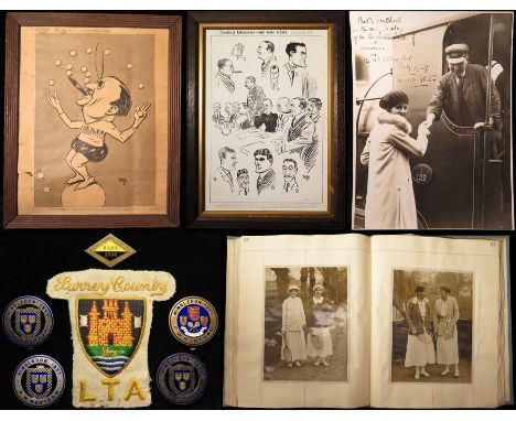 Wimbledon / Surrey / Dulwich Tennis interest - a superb and unique collection relating to Percy W Rootham. The lot includes a