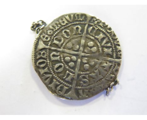 Edward IV Second Reign [1471-1483], silver groat, mm. Pierced Cross and Pellet, London Mint, fleurs on cusps, no marks by bus